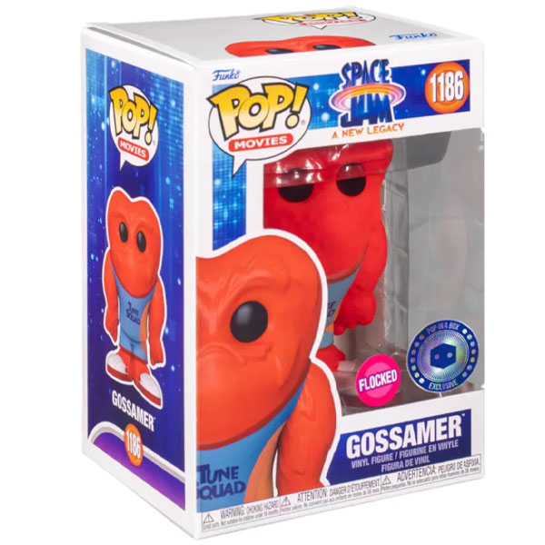 Funko POP #1186 Looney Tunes Space Jam A New Legacy Gossamer Flocked Exclusive Figure